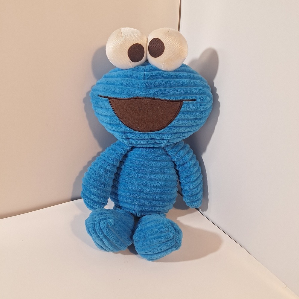 GUND Cuddly Corduroy COOKIE MONSTER Sesame Street 12" Stuffed Plush